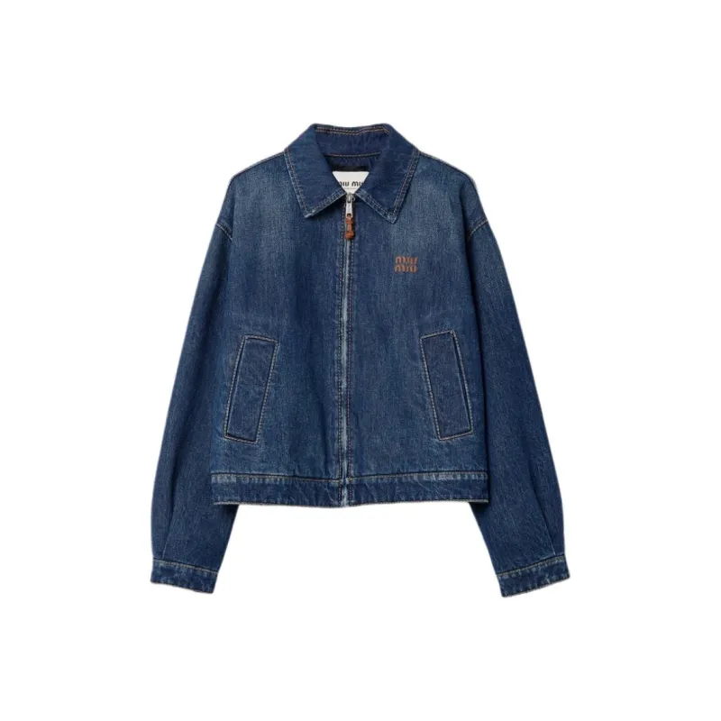 MIU MIU Denim Trucker Jacket-0
