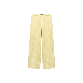 ZARA Trf Casual Pants Women's Yellow