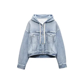 RAG&BONE Hooded Denim Jacket
