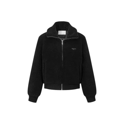 Three Quarters Velvet feel Coat Women's