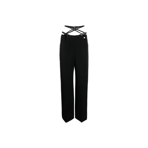 DION LEE V Wire Straight Leg Cut Out Trousers