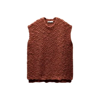 ZARA Vests Women's Brown