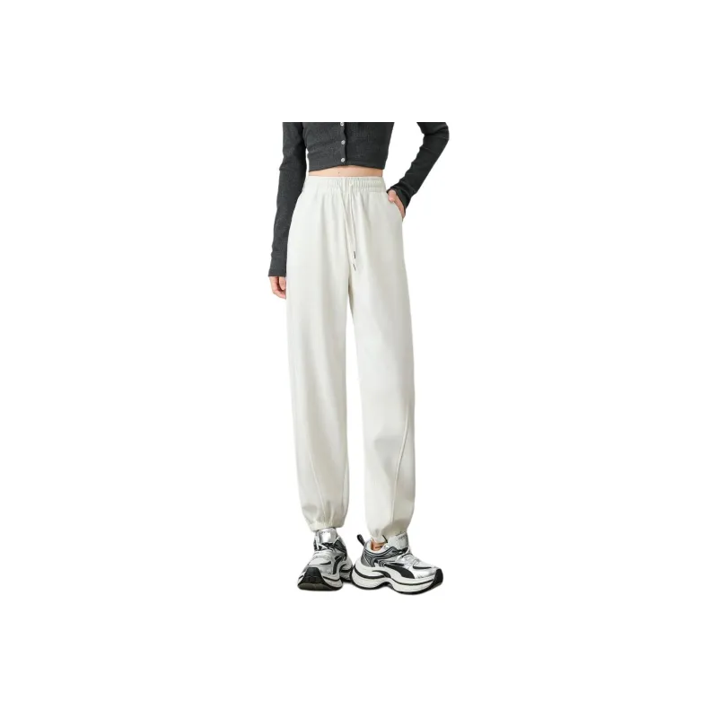 Ya Sheep People Casual Pants Women's White-10
