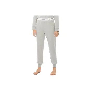 CALVIN KLEIN Casual Pants Women's Gray Mixed Color