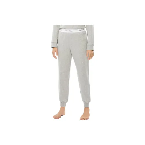 CALVIN KLEIN Casual Pants Women's Gray Mixed Color