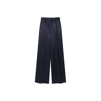 COVERINS Casual Pants Women's Navy Blue