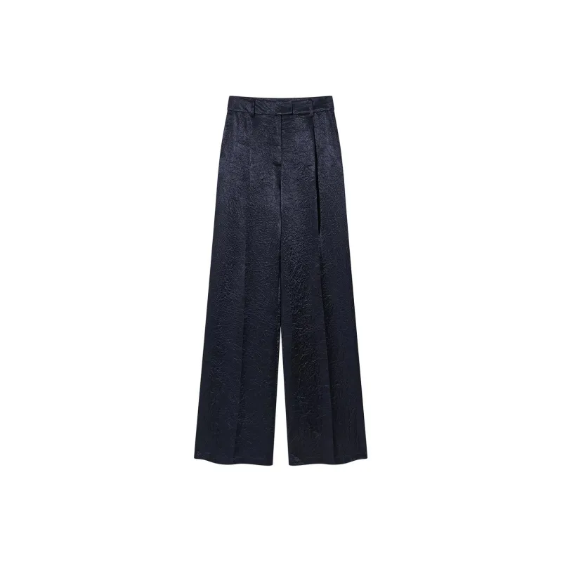 COVERINS Casual Pants Women's Navy Blue-0
