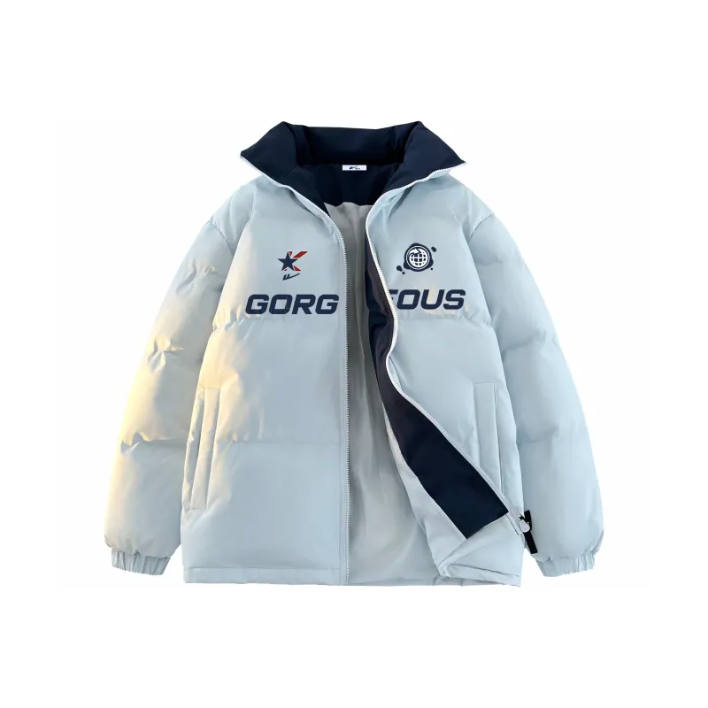 Warrior Ride The Wind And Waves Series Puffer Jacket Unisex-9