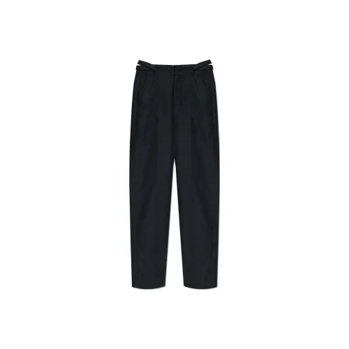 Lemaire Belted Soft Tailored Pants 'Anthracite/Grey'
