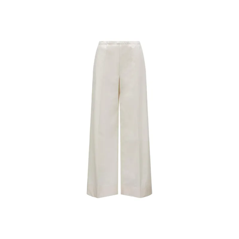 Moncler Poplin Wide Leg Pants-0