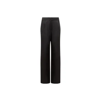 MSGM High-Waist Long Length Satin Pants