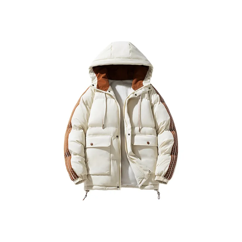 MASGLO Puffer Jacket Unisex White-3