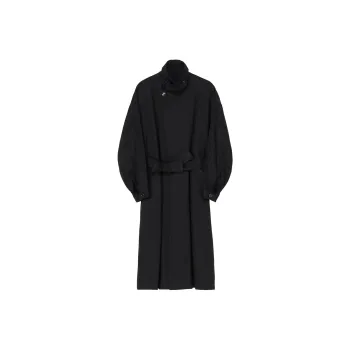 Yohji Yamamoto Trench Coat Women's Black