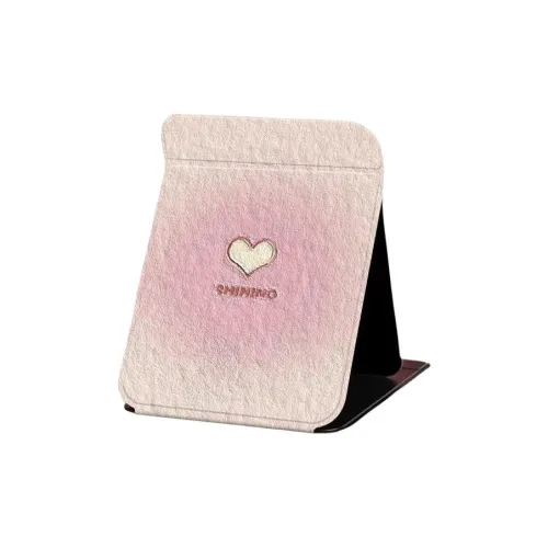 JIXUAN Heart Foldable And Portable Make Up Mirrors