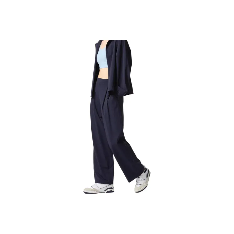 UNIQLO Casual Pants Women's Navy Blue-0