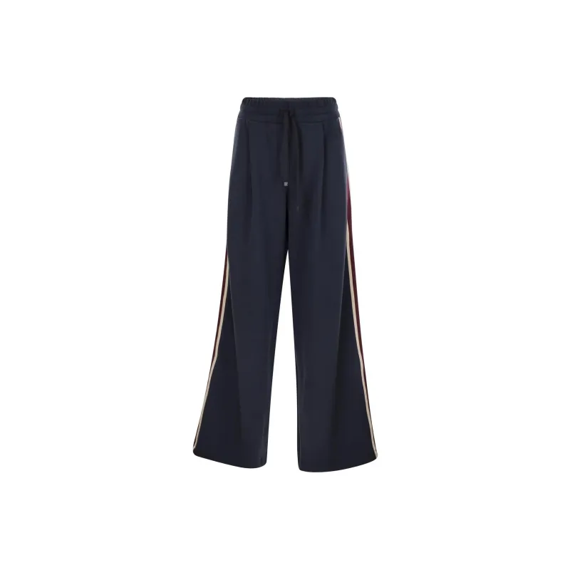 WEEKEND MaxMara Marsala Loose Fit Jersey Trousers-0