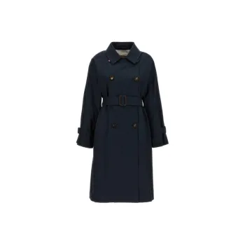 MAXMARA THE CUBE Gabardine weave Trench Coat