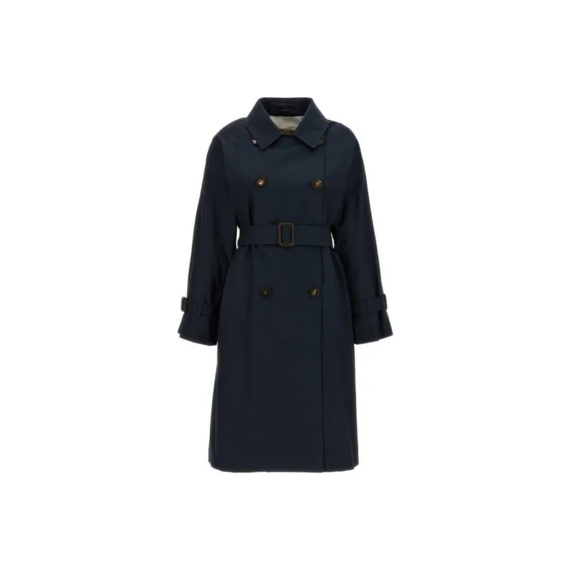 MAXMARA THE CUBE Gabardine weave Trench Coat-0