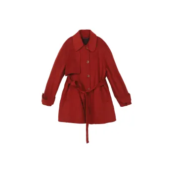 E.BECKY Coats Women's Red