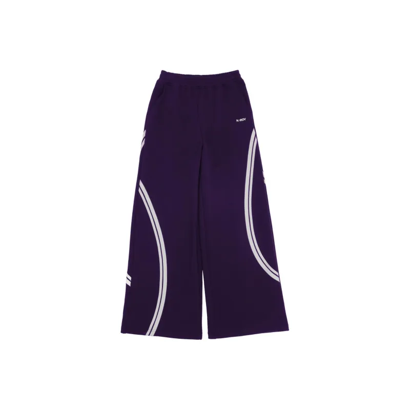 Nerdy Casual Pants Women's Dark Purple-0