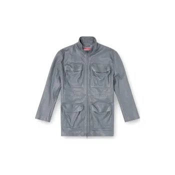 DIESEL L Wen Leather Field Jacket