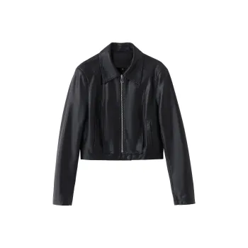 Yi Mengyuan Leather Jacket Women's