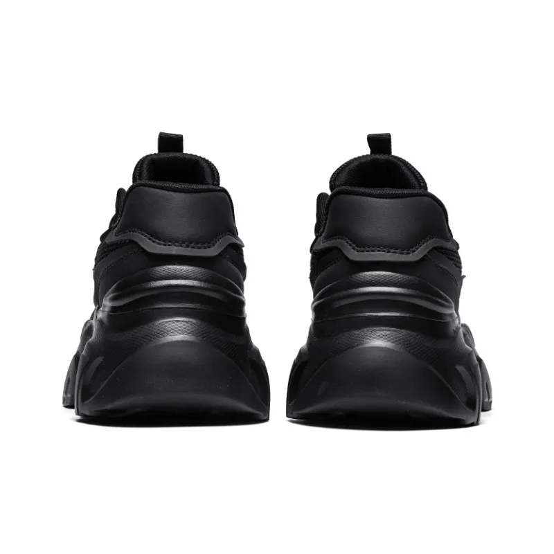 SUPEREDGE Slip Resistant And Abrasion Resistant Coverage Low Top Chunky Sneakers Men's-7