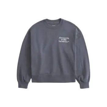 Abercrombie＆Fitch Sweatshirt Women's Navy Blue