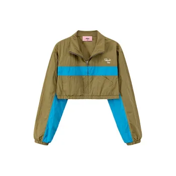 CHUU Cropped Coat Women's Mustard Green