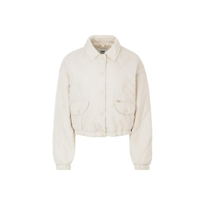 Lee Puffer Jacket Women's White-0
