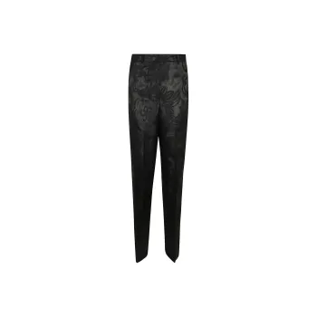 METROCITY Jacquard Palazzo Trousers