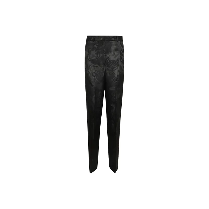 METROCITY Jacquard Palazzo Trousers-0