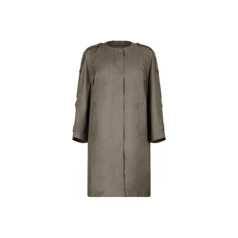 MaxMara Trench Coat Women's Gray-0