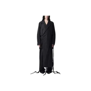 Ann Demeulemeester Ilda Long Trench Coat Trench Coat Women's Black
