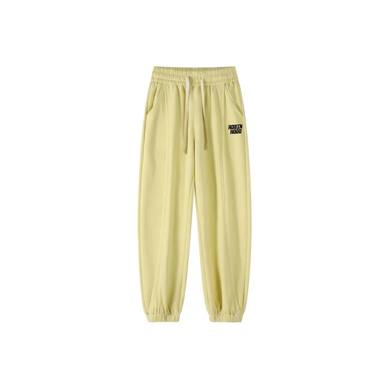 ROBINHOOD Casual Pants Unisex Orange Red-42
