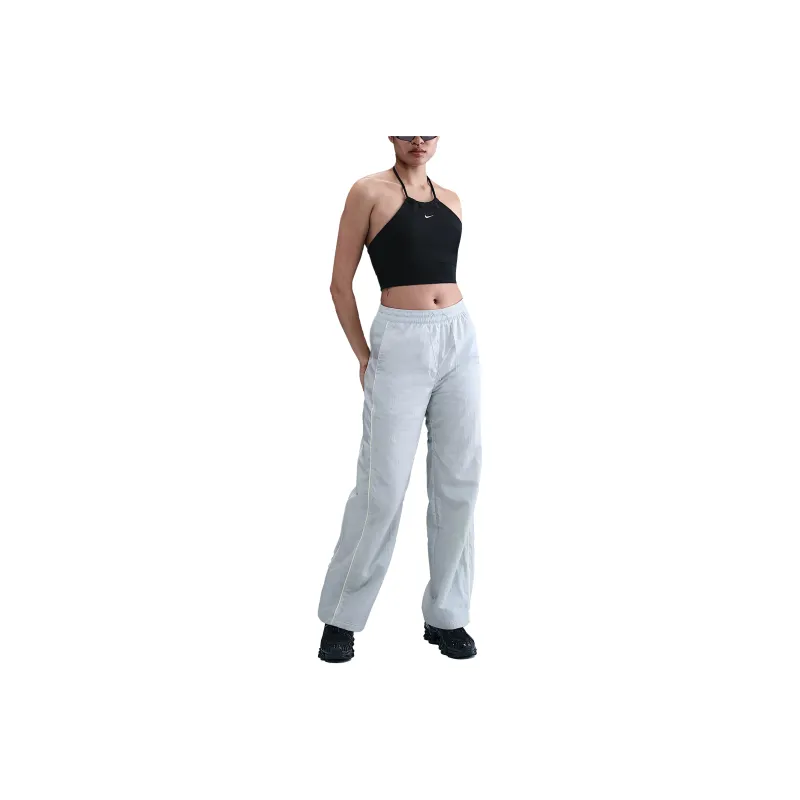 Nike Sportswear Chill Terry Cropped French Halter Camisole Women's Black-0