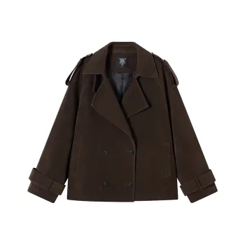 Ouyang Trench Coat Women's Chocolate Brown