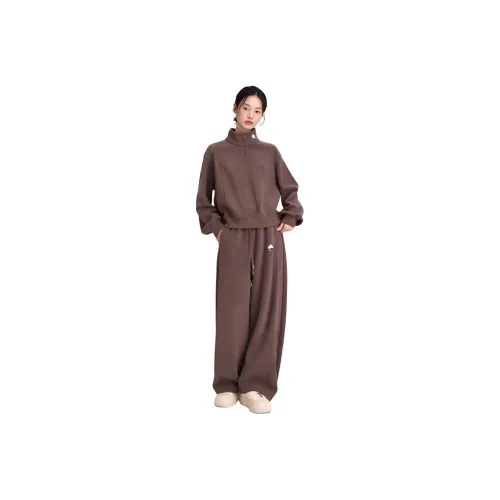 Fragment Casual Pants Women's Dark Coffee