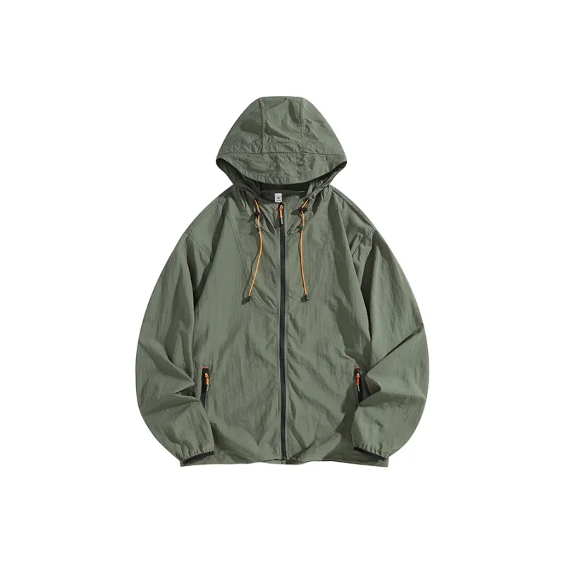 MIIOW Lightweight Breathable Hooded Zip Closure Sun Protection Clothing Couple Women's-12