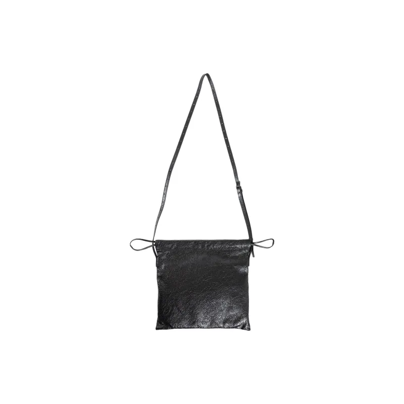 Balenciaga Logo Printed Drawstring Crossbody Bag-1