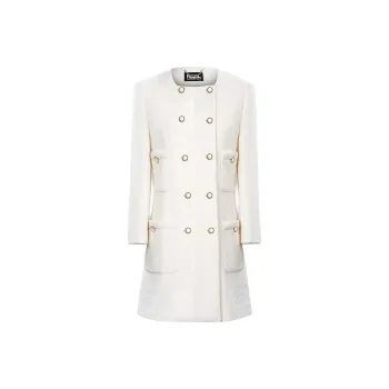 KARL LAGERFELD FW24 Coats Women's White