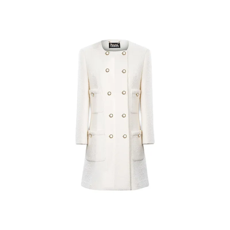 KARL LAGERFELD FW24 Coats Women's White-0
