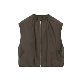 Massimo Dutti Vest Women's Brown