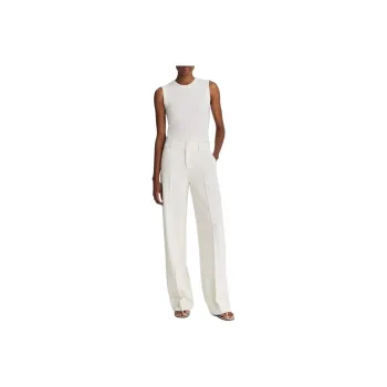 VINCE Casual Pants Women's Gray White