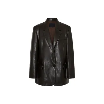 MOCO Leather Jacket Women's Smoke Brown