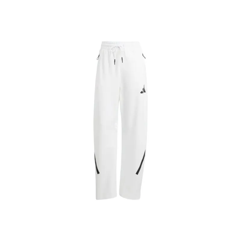 Adidas Women's Z.N.E. Barrel Tracksuit Bottoms White/Black-0