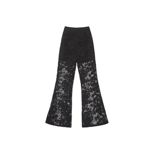 Self-portrait Casual Pants Women's Black
