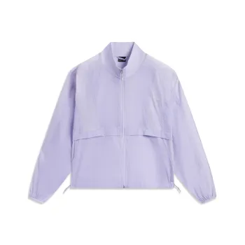LiNing Sports Life Collection Trench Coat Women's Bad Little Purple