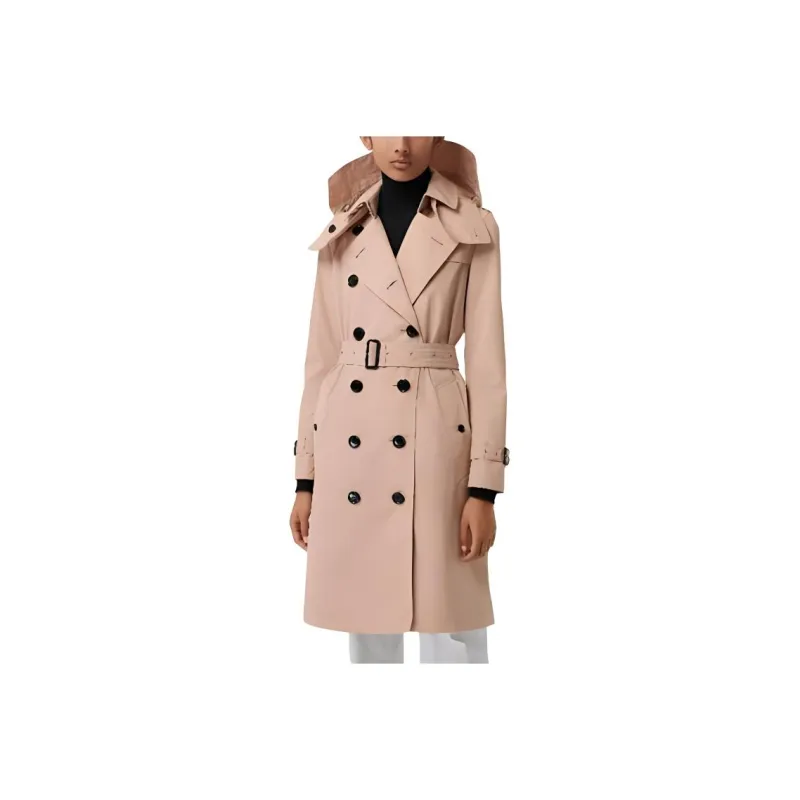 Burberry Trench Coat Women's Pink-0