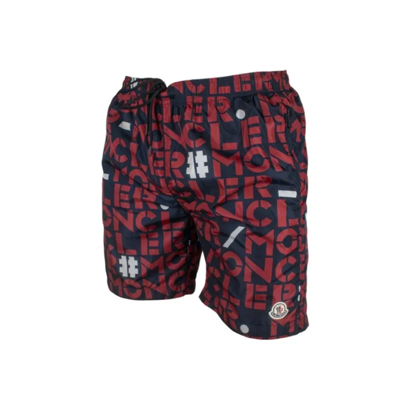 Moncler Swimming Shorts Men's Red-2
